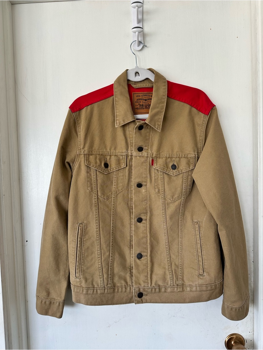 Levi’s Fresh Leaves Justin Timberlake Special Edition Brown Red Denim Jacket M